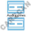 Conector de Diagnóstio Audi 4 pines